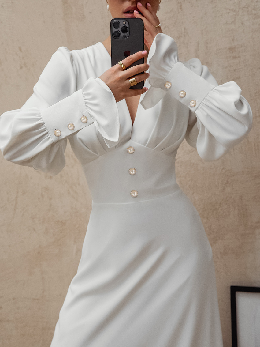 Retro Chiffon Dress