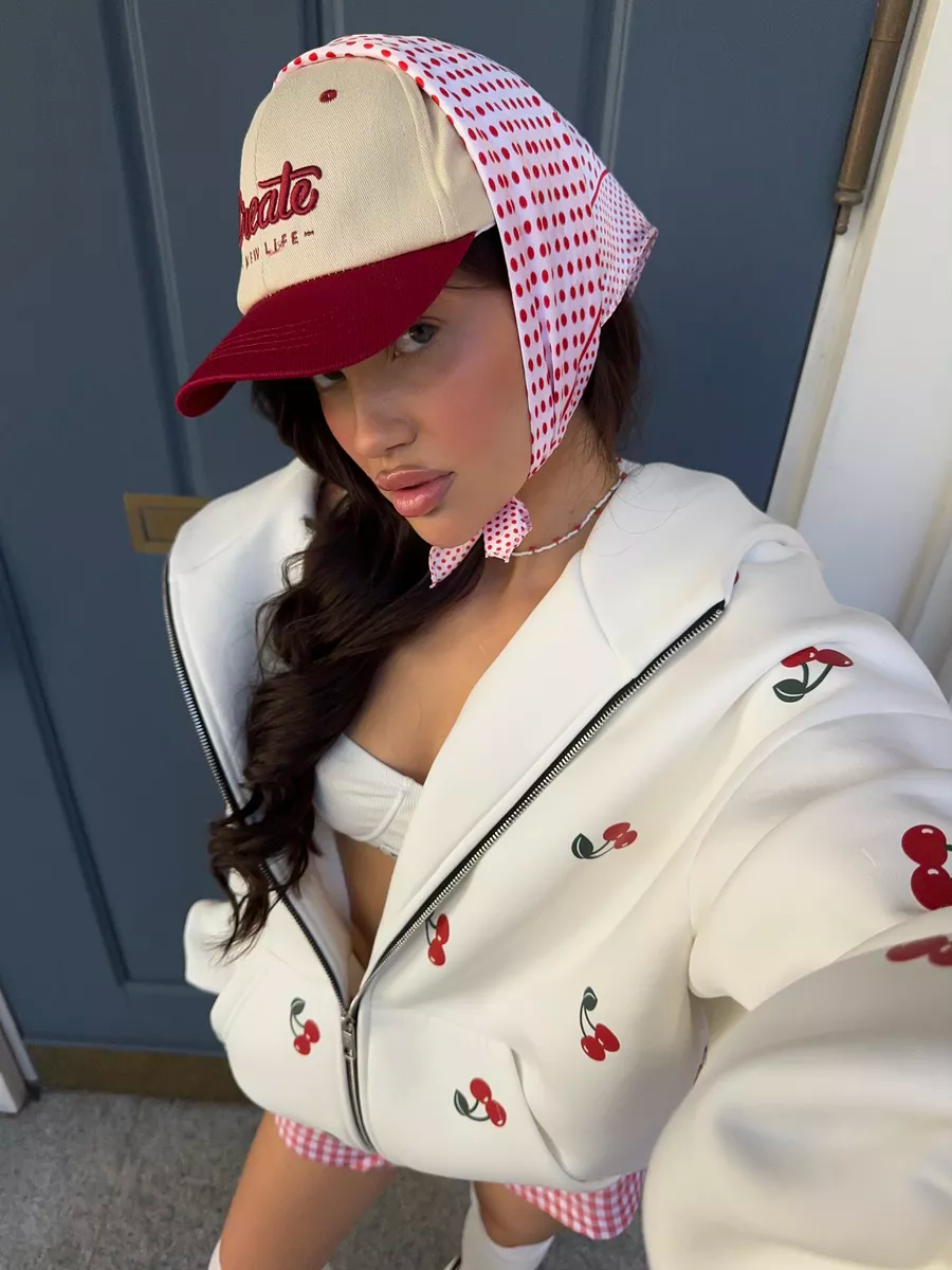 Cherry Print Hoodie