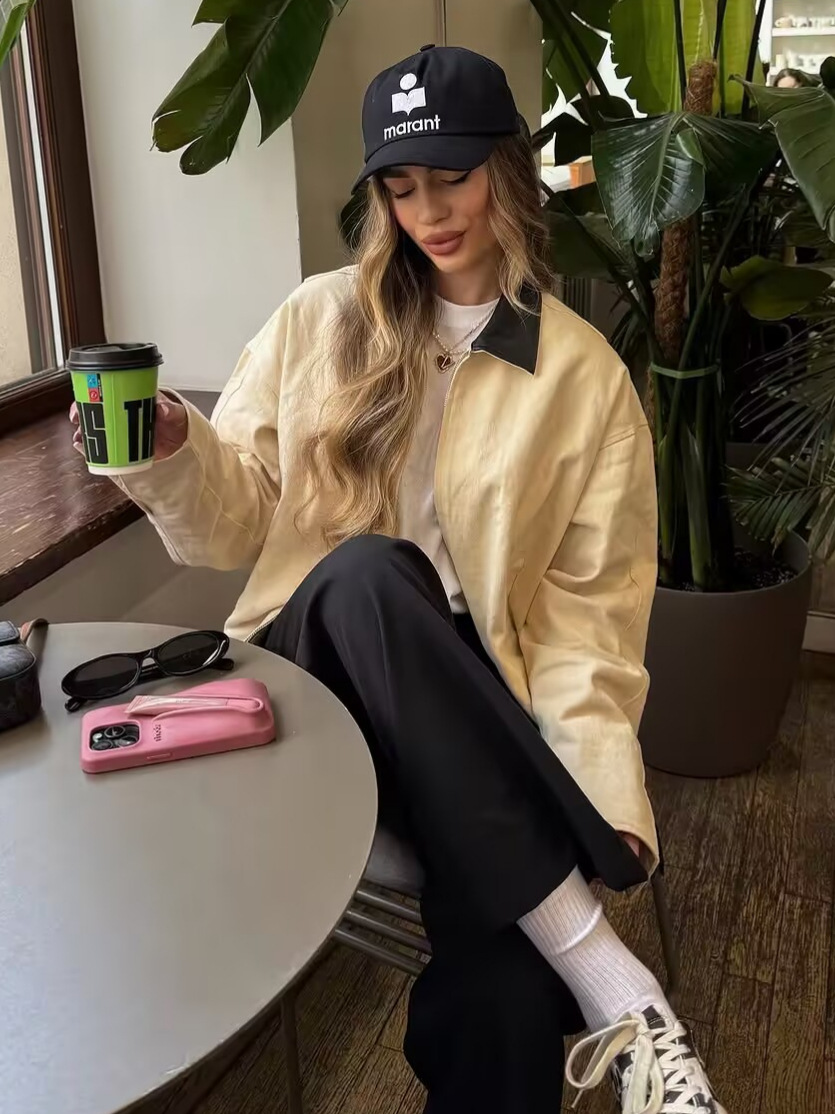 Retro Color-Block Jacket