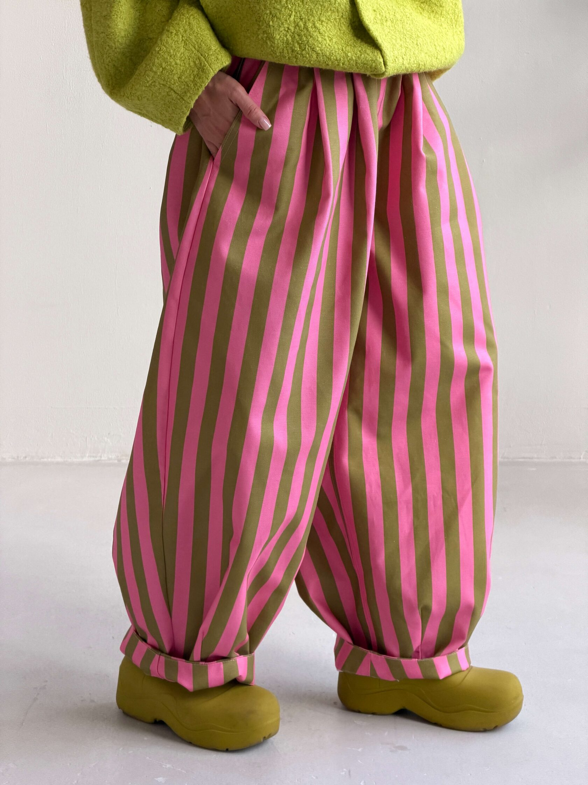 Striped Baggy Pants