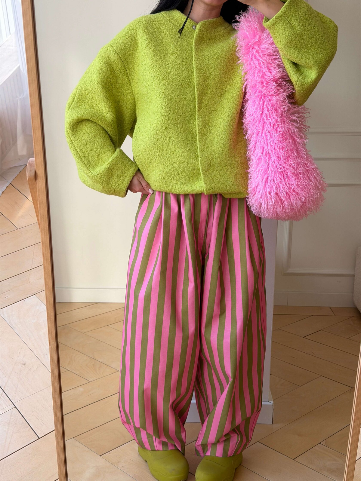 Striped Baggy Pants